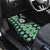 Green Taniko Motif Aotearoa Manaia and Silver Fern Car Mats