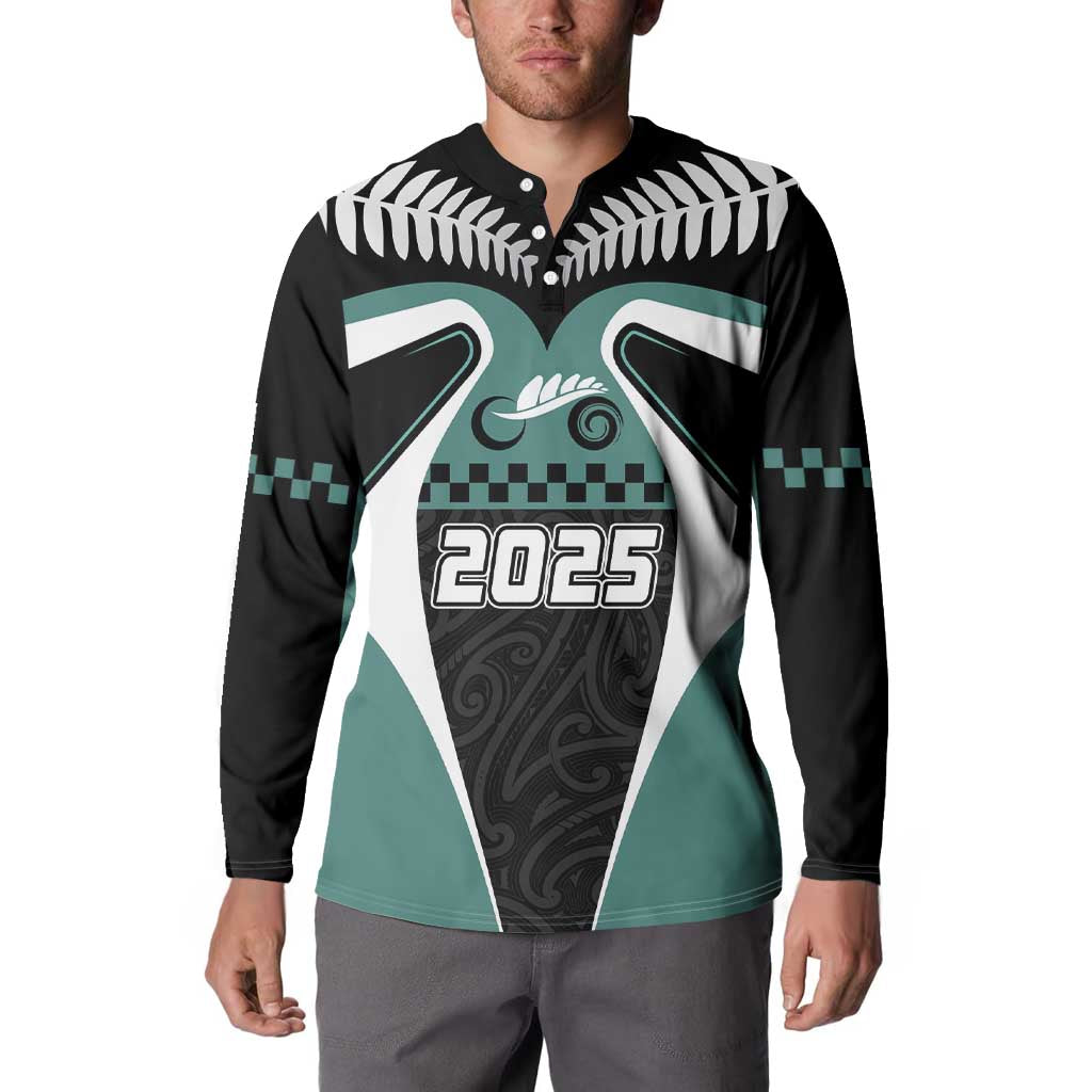 Custom New Zealand Bicycle 2025 Button Sweatshirt LT03 - Polynesian Pride