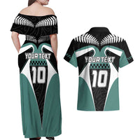 Custom New Zealand Bicycle 2025 Couples Matching Off Shoulder Maxi Dress and Hawaiian Shirt LT03 - Polynesian Pride
