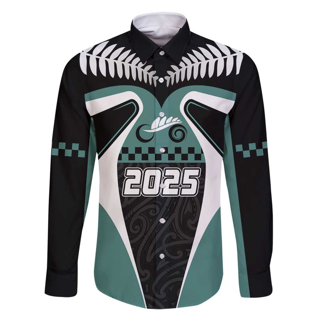 Custom New Zealand Bicycle 2025 Family Matching Long Sleeve Bodycon Dress and Hawaiian Shirt