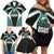 Custom New Zealand Bicycle 2025 Family Matching Off Shoulder Short Dress and Hawaiian Shirt