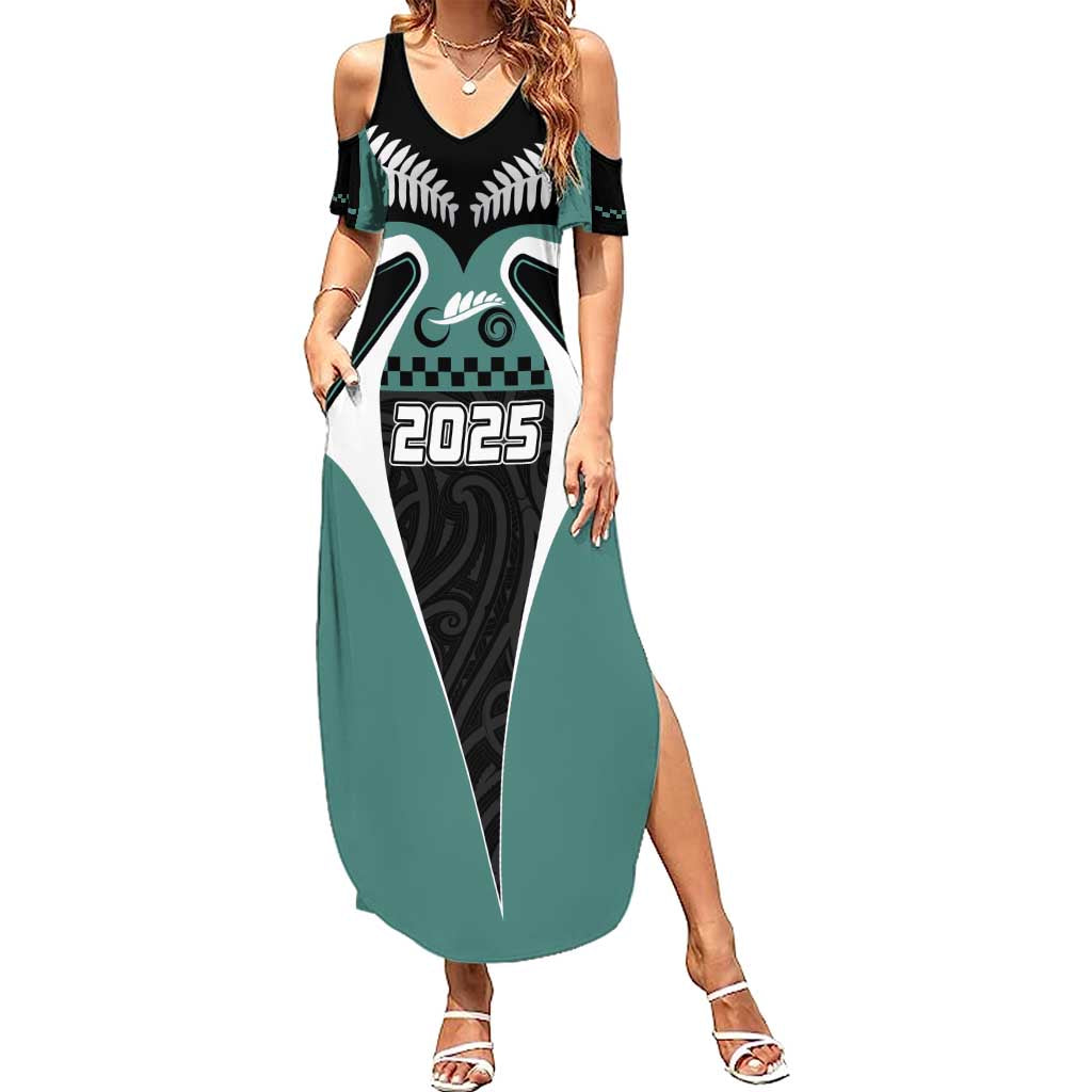 Custom New Zealand Bicycle 2025 Family Matching Summer Maxi Dress and Hawaiian Shirt