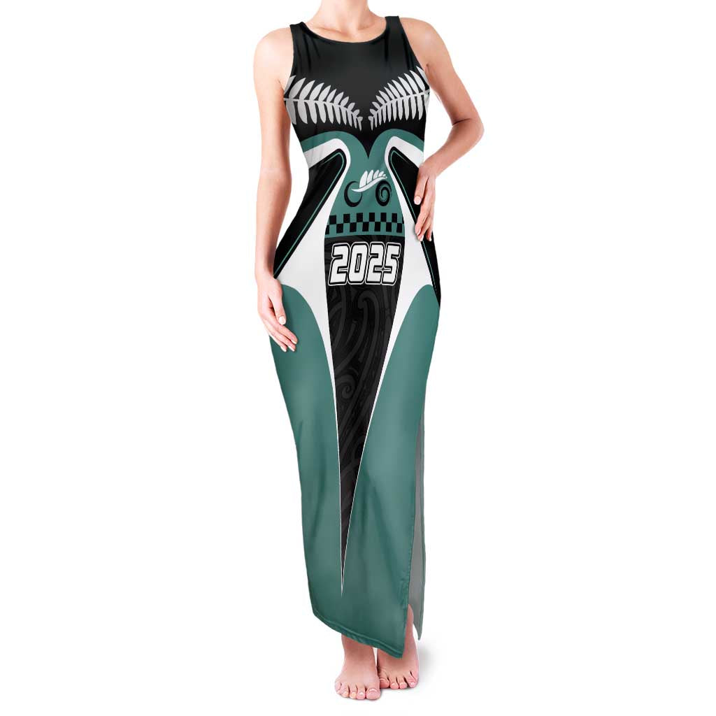 Custom New Zealand Bicycle 2025 Family Matching Tank Maxi Dress and Hawaiian Shirt