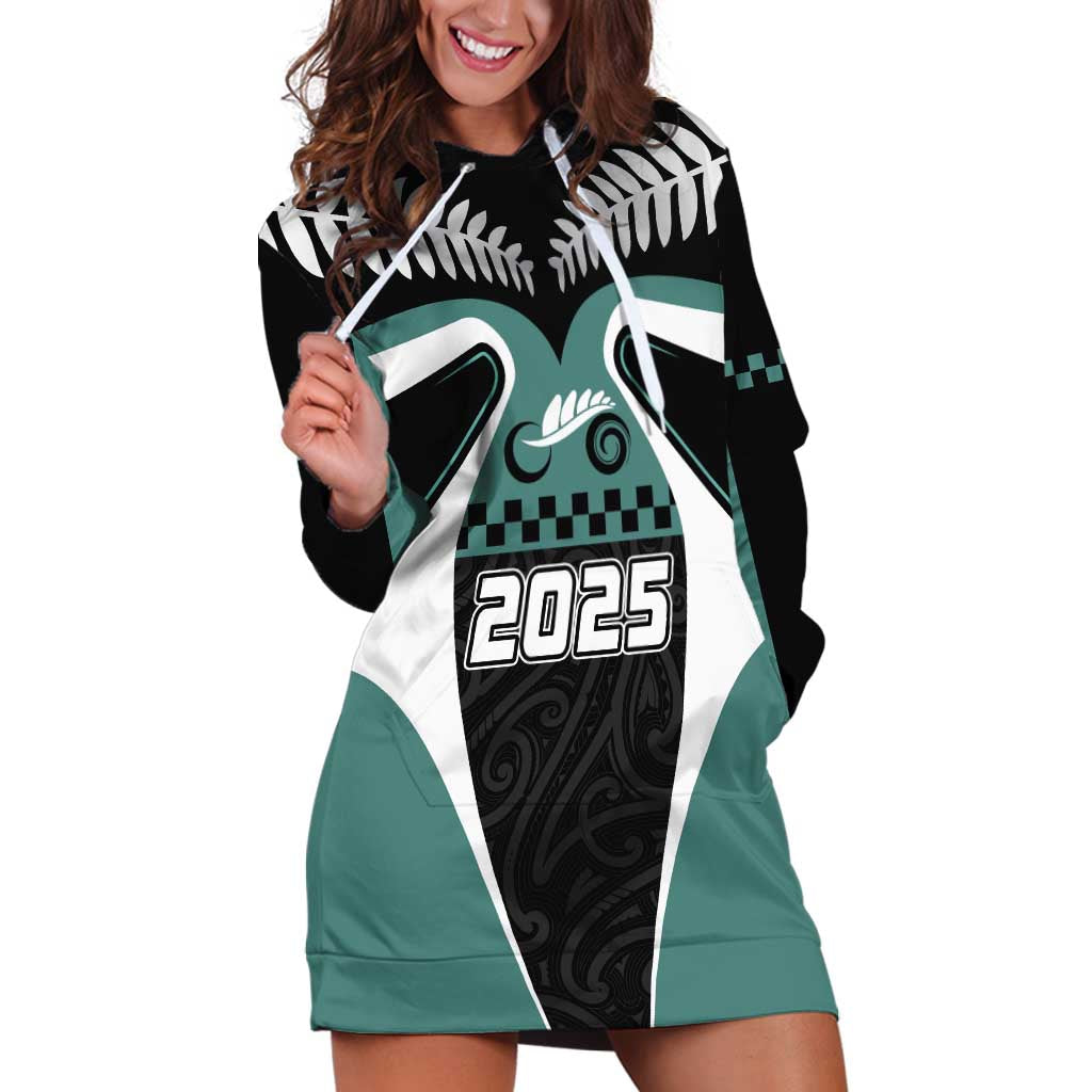 Custom New Zealand Bicycle 2025 Hoodie Dress