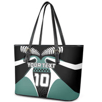 Custom New Zealand Bicycle 2025 Leather Tote Bag