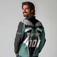 Custom New Zealand Bicycle 2025 Long Sleeve Polo Shirt