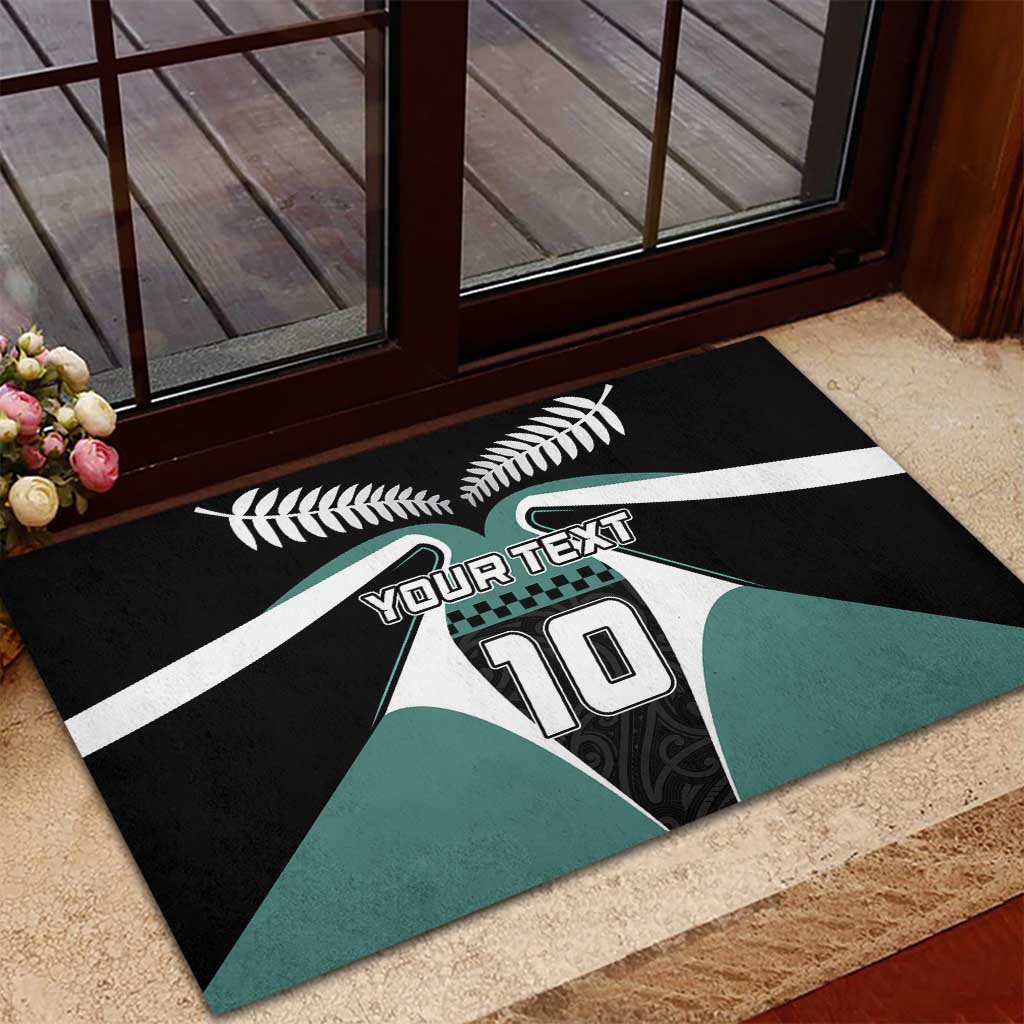 Custom New Zealand Bicycle 2025 Rubber Doormat LT03 - Polynesian Pride