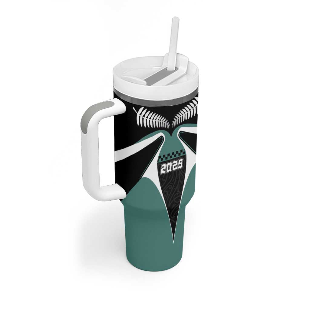 Custom New Zealand Bicycle 2025 Tumbler With Handle LT03 - Polynesian Pride