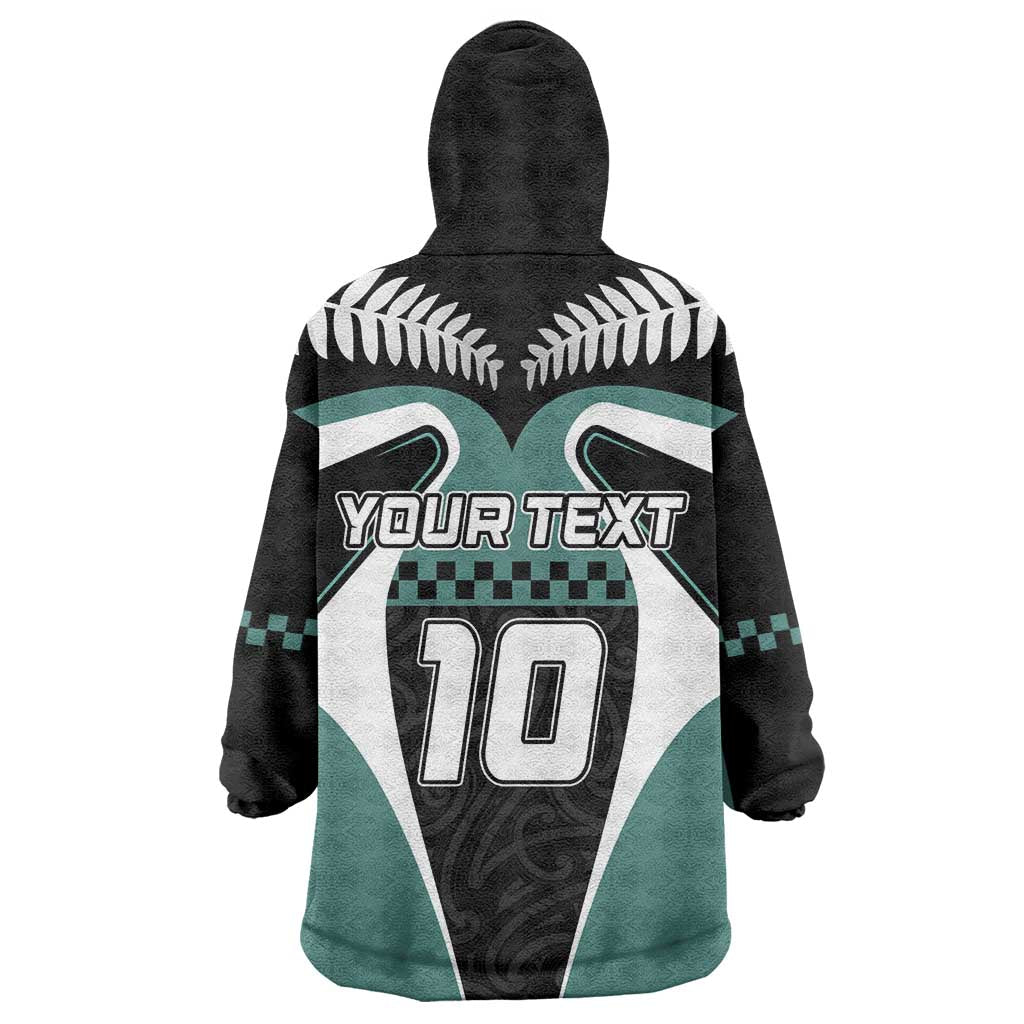 Custom New Zealand Bicycle 2025 Wearable Blanket Hoodie