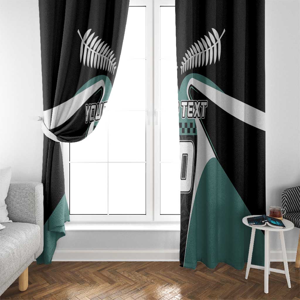 Custom New Zealand Bicycle 2025 Window Curtain LT03 - Polynesian Pride