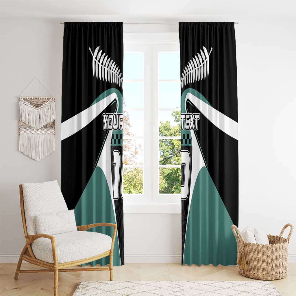 Custom New Zealand Bicycle 2025 Window Curtain LT03 - Polynesian Pride