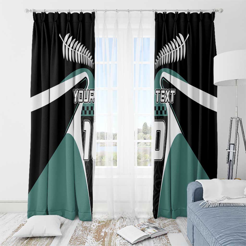 Custom New Zealand Bicycle 2025 Window Curtain LT03 - Polynesian Pride
