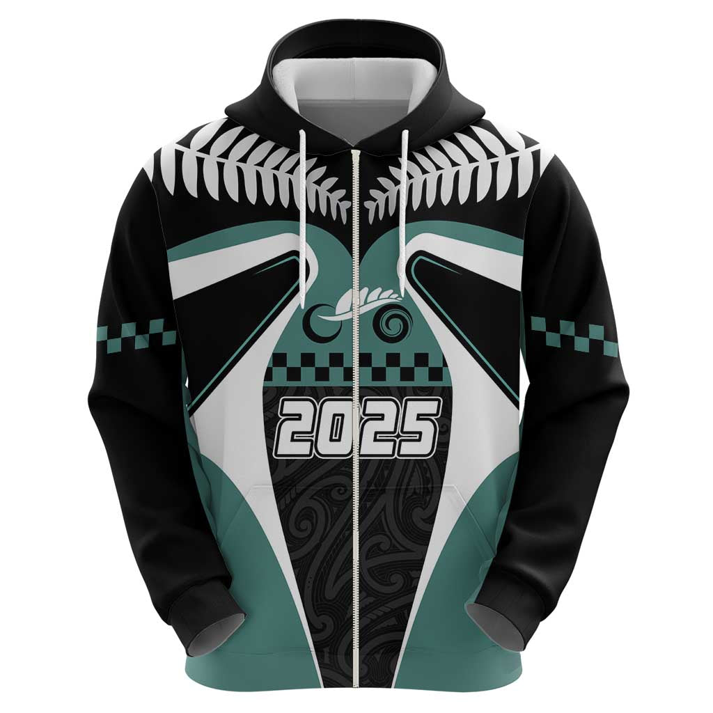 Custom New Zealand Bicycle 2025 Zip Hoodie