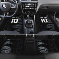 Custom New Zealand Football-Towards World Cup 2026 Car Mats LT03 Set 4pcs Black - Polynesian Pride