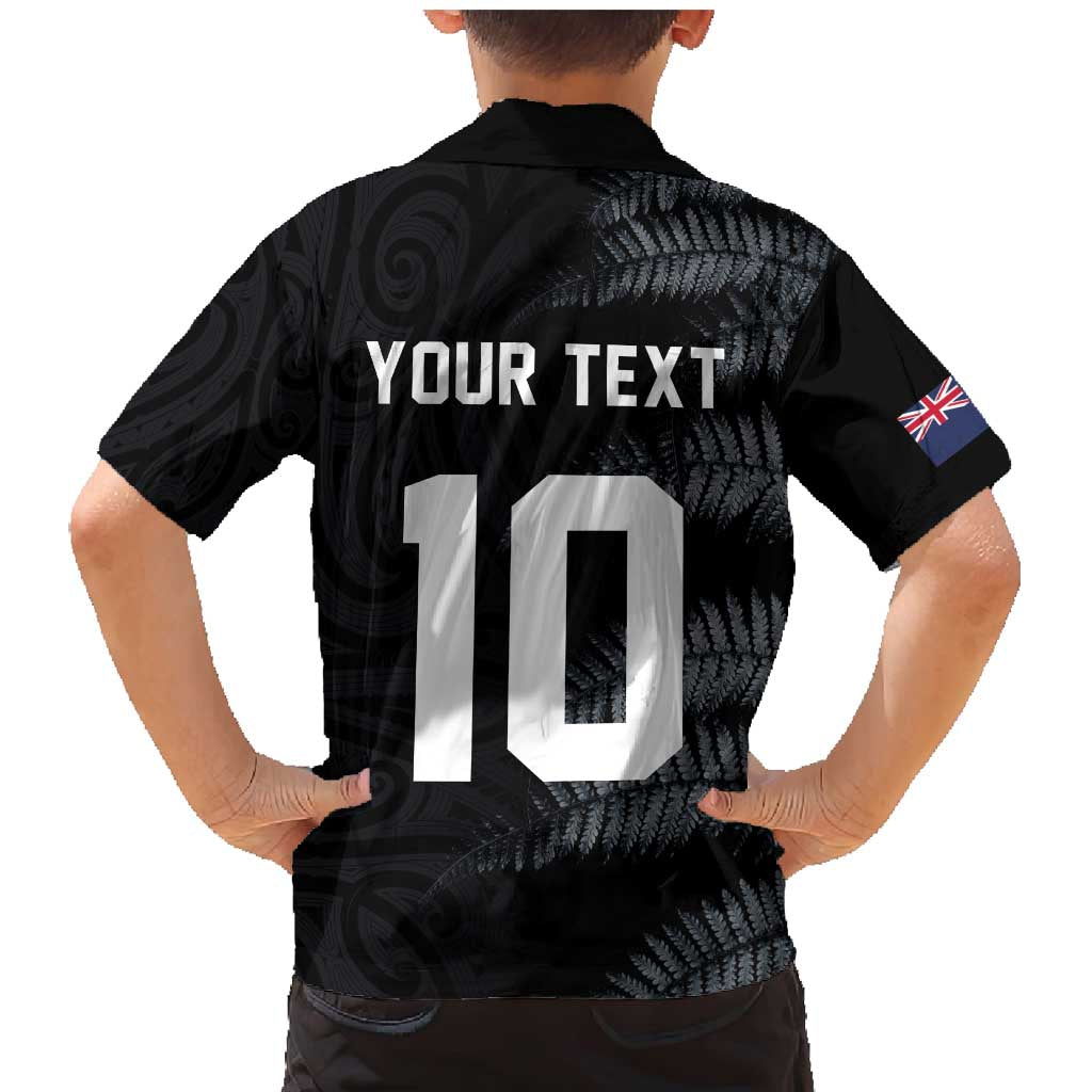 Custom New Zealand Football-Towards World Cup 2026 Family Matching Mermaid Dress and Hawaiian Shirt