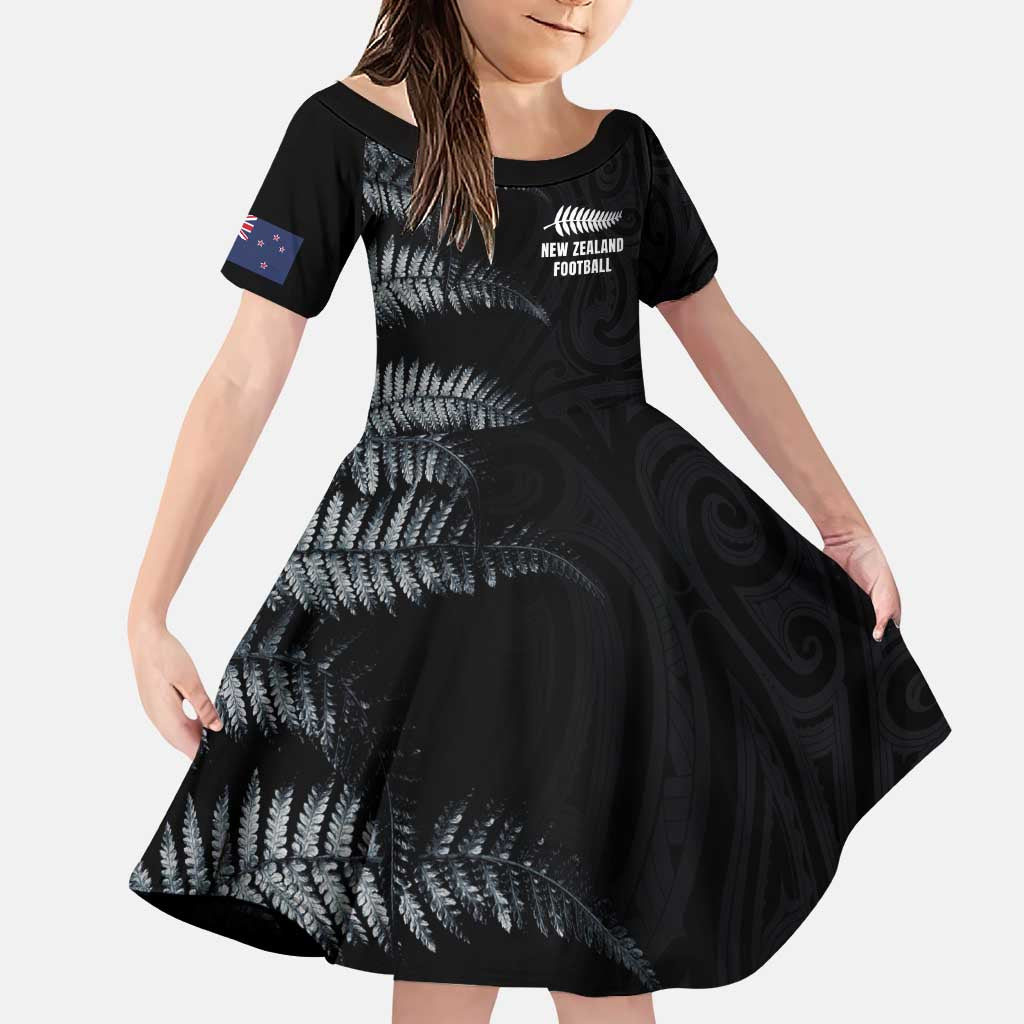 Custom New Zealand Football-Towards World Cup 2026 Family Matching Puletasi and Hawaiian Shirt