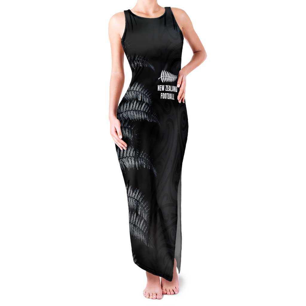 Custom New Zealand Football-Towards World Cup 2026 Family Matching Tank Maxi Dress and Hawaiian Shirt