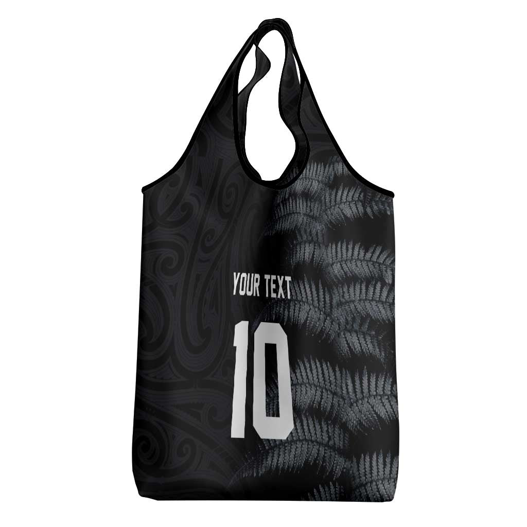 Custom New Zealand Football-Towards World Cup 2026 Grocery Bag LT03 - Polynesian Pride