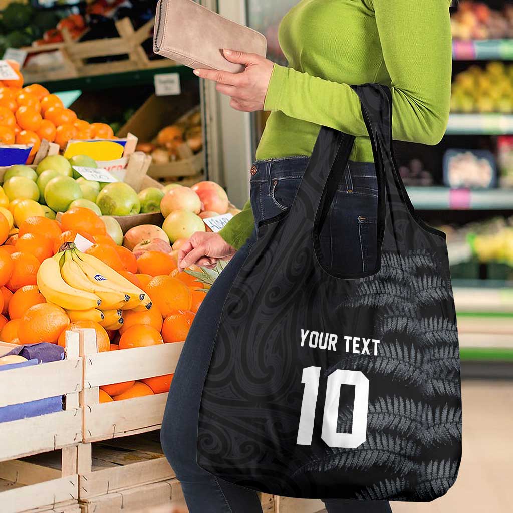 Custom New Zealand Football-Towards World Cup 2026 Grocery Bag LT03 - Polynesian Pride