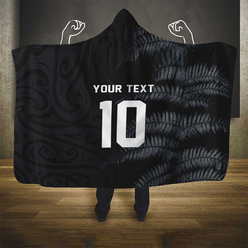Custom New Zealand Football-Towards World Cup 2026 Hooded Blanket LT03 - Polynesian Pride