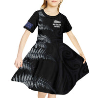 Custom New Zealand Football-Towards World Cup 2026 Kid Short Sleeve Dress