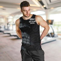 Custom New Zealand Football-Towards World Cup 2026 Men Tank Top LT03 Black - Polynesian Pride
