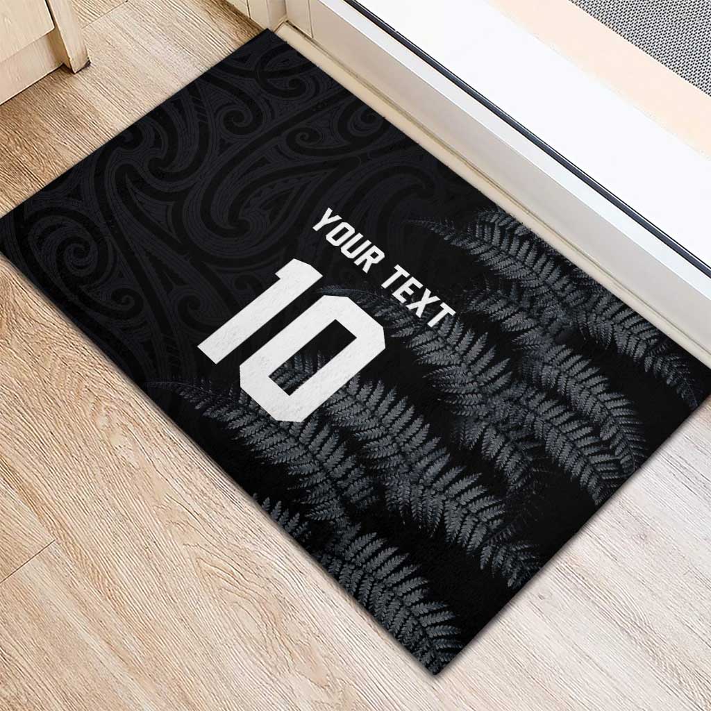 Custom New Zealand Football-Towards World Cup 2026 Rubber Doormat LT03 - Polynesian Pride