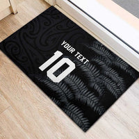 Custom New Zealand Football-Towards World Cup 2026 Rubber Doormat LT03 - Polynesian Pride