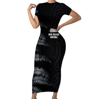 Custom New Zealand Football-Towards World Cup 2026 Short Sleeve Bodycon Dress