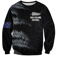 Custom New Zealand Football-Towards World Cup 2026 Sweatshirt LT03 Unisex Black - Polynesian Pride