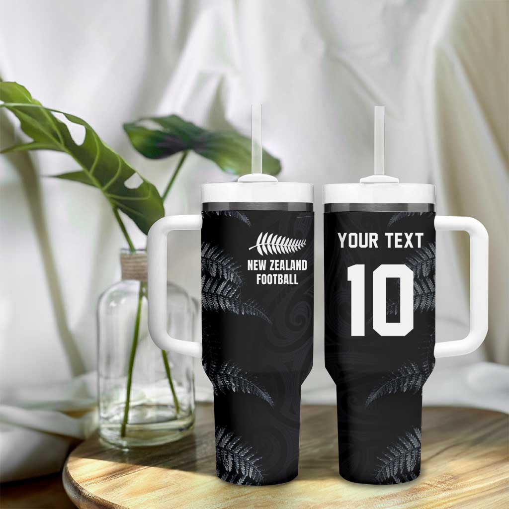 Custom New Zealand Football-Towards World Cup 2026 Tumbler With Handle LT03 - Polynesian Pride