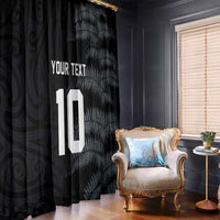 Custom New Zealand Football-Towards World Cup 2026 Window Curtain LT03 - Polynesian Pride
