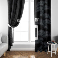Custom New Zealand Football-Towards World Cup 2026 Window Curtain LT03 - Polynesian Pride