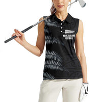 Custom New Zealand Football-Towards World Cup 2026 Women Sleeveless Polo Shirt