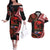 Tonga and Australia ANZAC Day Couples Matching Off The Shoulder Long Sleeve Dress and Hawaiian Shirt Aboriginal and Ngatu Art Pattern - Gallipoli Lest We Forget