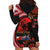 Tonga and Australia ANZAC Day Hoodie Dress Aboriginal and Ngatu Art Pattern - Gallipoli Lest We Forget