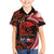 Tonga and Australia ANZAC Day Kid Hawaiian Shirt Aboriginal and Ngatu Art Pattern - Gallipoli Lest We Forget