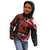 Tonga and Australia ANZAC Day Kid Hoodie Aboriginal and Ngatu Art Pattern - Gallipoli Lest We Forget