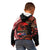 Tonga and Australia ANZAC Day Kid Hoodie Aboriginal and Ngatu Art Pattern - Gallipoli Lest We Forget