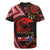 Tonga and Australia ANZAC Day Rugby Jersey Aboriginal and Ngatu Art Pattern - Gallipoli Lest We Forget