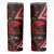 Tonga and Australia ANZAC Day Skinny Tumbler Aboriginal and Ngatu Art Pattern - Gallipoli Lest We Forget