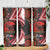 Tonga and Australia ANZAC Day Skinny Tumbler Aboriginal and Ngatu Art Pattern - Gallipoli Lest We Forget