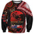 Tonga and Australia ANZAC Day Sweatshirt Aboriginal and Ngatu Art Pattern - Gallipoli Lest We Forget