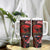 Tonga and Australia ANZAC Day Tumbler With Handle Aboriginal and Ngatu Art Pattern - Gallipoli Lest We Forget