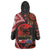 Tonga and Australia ANZAC Day Wearable Blanket Hoodie Aboriginal and Ngatu Art Pattern - Gallipoli Lest We Forget