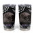 New Zealand and Cook Islands ANZAC Day Tumbler Cup Gallipoli Lest We Forget Tatau Art Tribal and Maori Tattoo with Fern