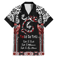 Aotearoa Toitu Te Tiriti-Maori Taniwha Family Matching Mermaid Dress and Hawaiian Shirt Toitu Te Whenua Toitu Te Reo Maori