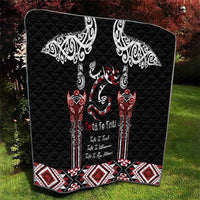 Aotearoa Toitu Te Tiriti-Maori Taniwha Quilt Toitu Te Whenua Toitu Te Reo Maori