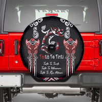 Aotearoa Toitu Te Tiriti-Maori Taniwha Spare Tire Cover Toitu Te Whenua Toitu Te Reo Maori