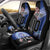 Custom Aotearoa and Samoa Rugby Car Seat Cover Maori Warrior and Teuila Emblem-Tatau with Taniko Art